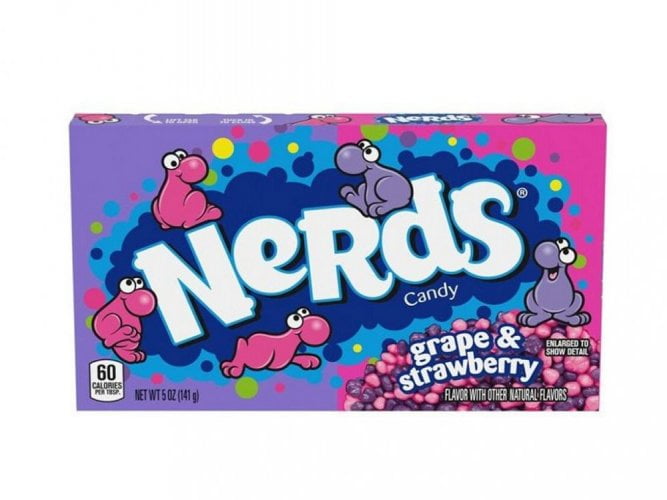 Nerds Tiny Crunchy Candies Grape & Strawberry (142gr)