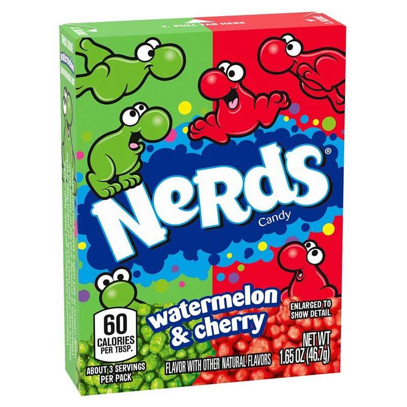 Nerds Tiny Crunchy Candies Watermelon & Cherry (46,7gr)