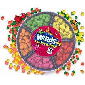 Nerds twist & mix 60 gr