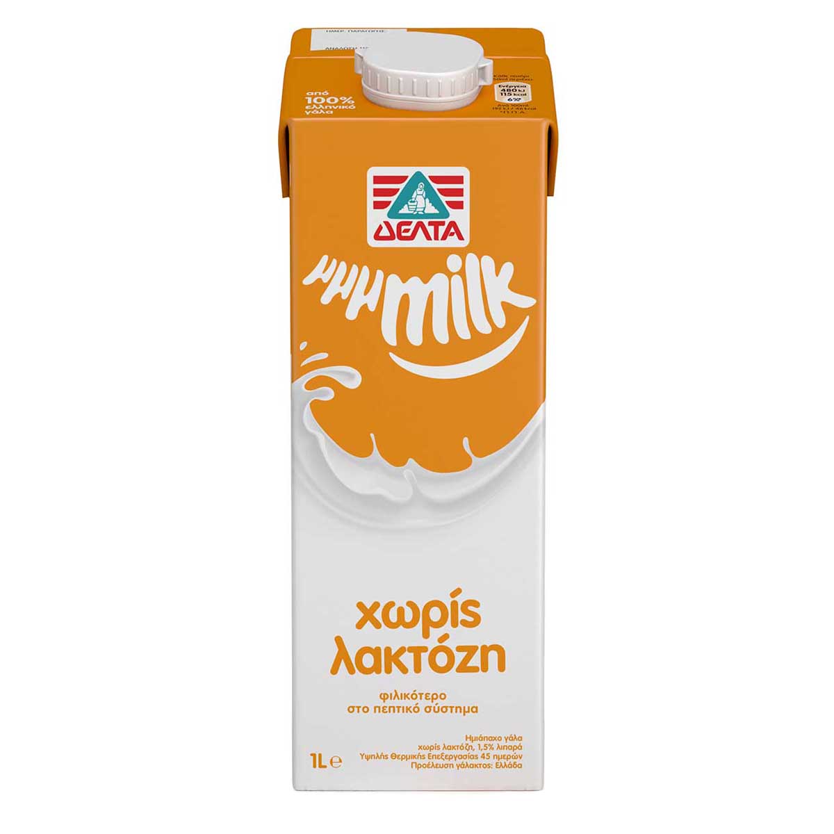 Mmmilk Delta Milk Without Lactose 1.5 % Fatty 1 lt