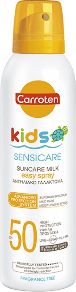 Carroten milk easy spray kids spf50 150ml