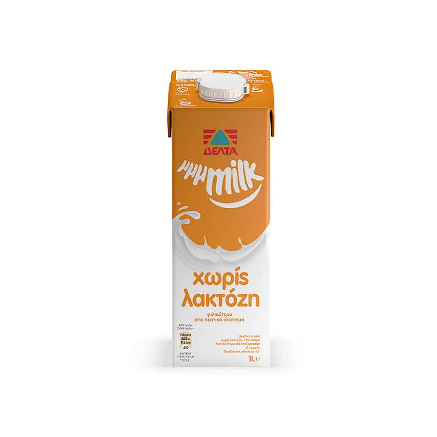Δέλτα Μμμmilk Γάλα χωρίς λακτόζη (1lt)