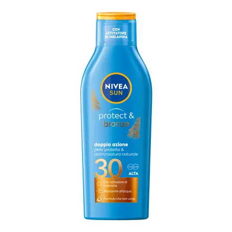 Nivea Sun Protect & Bronze Λοσιόν φυσικής ενεργοποίησης μαυρίσματος SPF 30 (200ml)