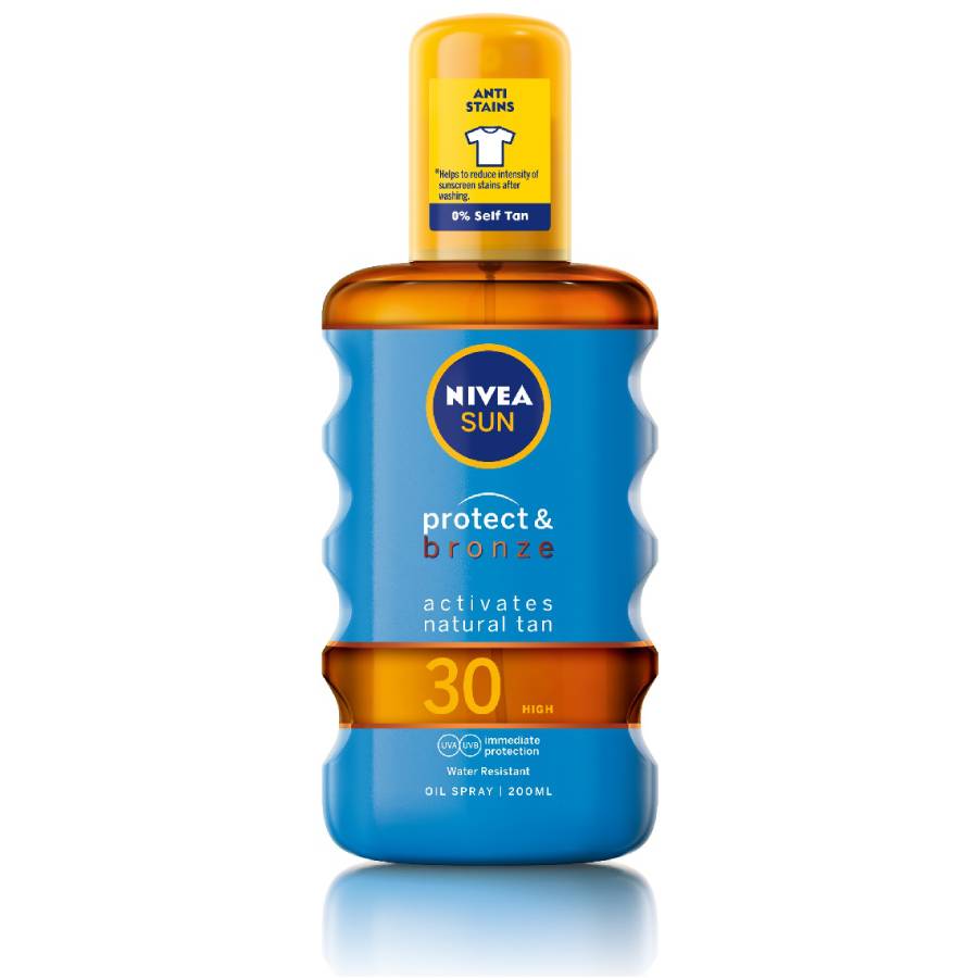 Nivea Sun Protect & Bronze Oil Spray SPF 30 200ml