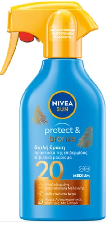 Nivea Sun Protect & Bronze SPF20 Body Lotion Spray 270ml