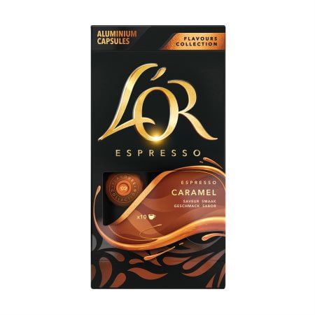 L’OR Espresso Coffee Caramel in Capsules compatible with Nespresso Machine 10×5,2g