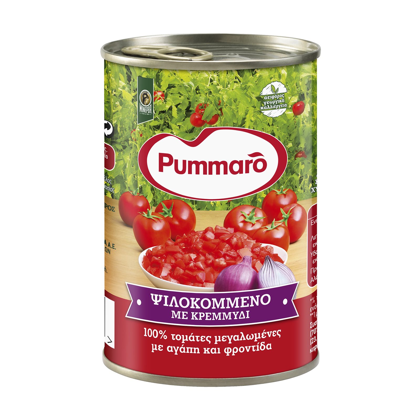 Pummaro Ντοματάκι ψιλοκομμένο με Κρεμμύδι (400gr)