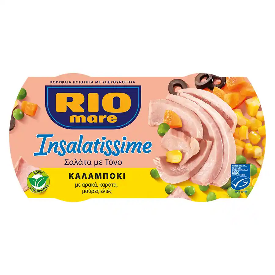 Rio Mare Insalatissime Πολυσαλάτα Καλαμπόκι (2x160gr)