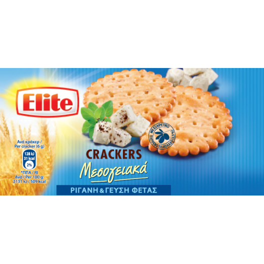 Elite Crackers Mediterranean Riga & Feta 105g