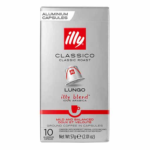Illy Καφές Espresso Lungo Classico Σε Κάψουλες (10τεμ.)