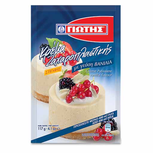 Γιώτης Κρέμα Ζαχαροπλαστικής Βανίλια (117gr)