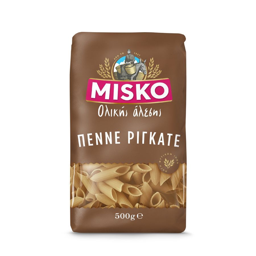 Misko Πέννε Ριγκάτε Ολικής Άλεσης (500gr)