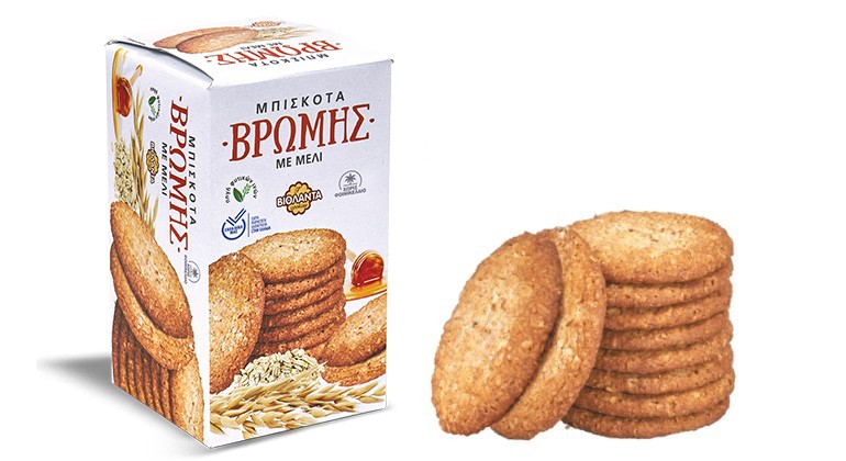 Βιολάντα Μπισκότα Βρώμης με Μέλι (200gr)