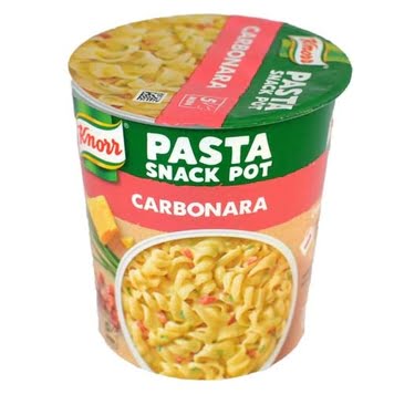 KNORR SNACK POT 62gr. – (Carbonara) ( to be recorded)