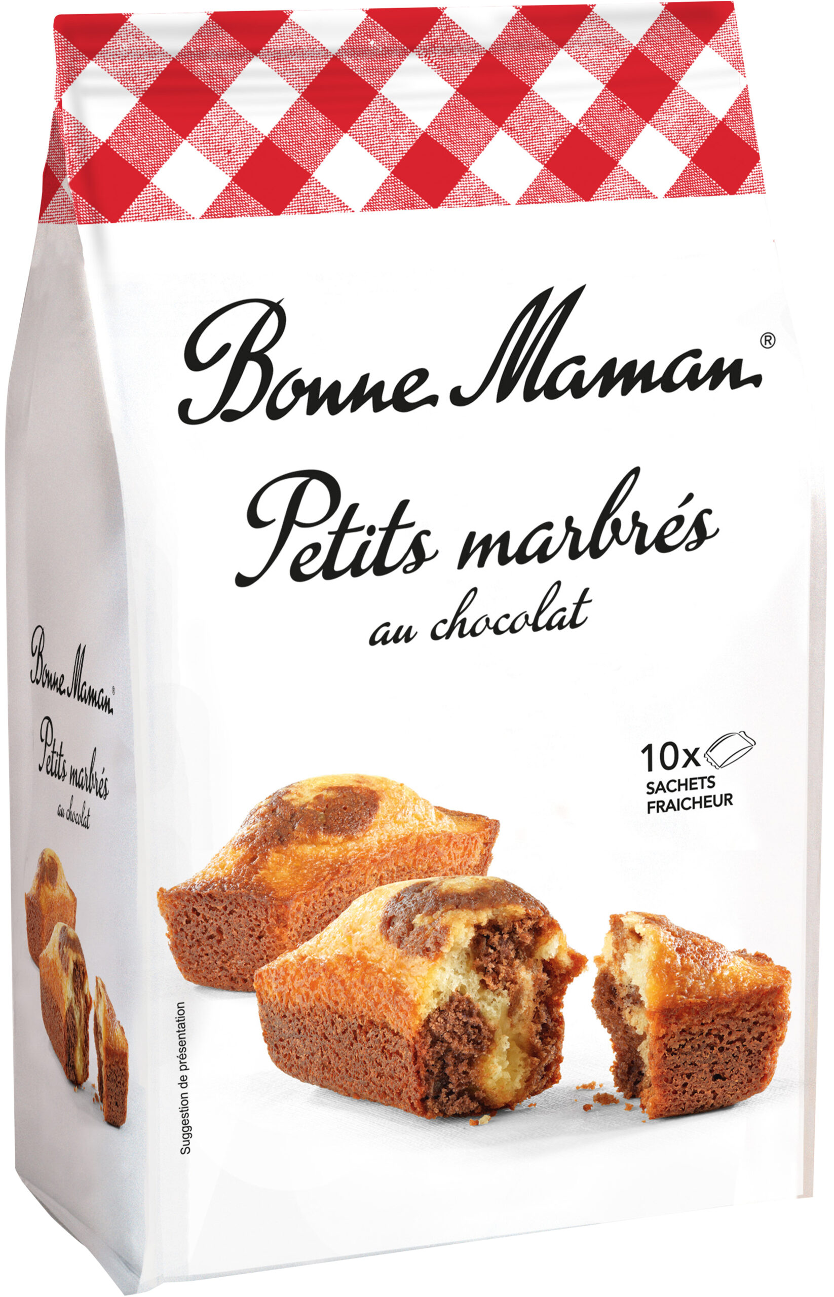 Bonne Maman Petit Marble Κέικ (10τεμ)