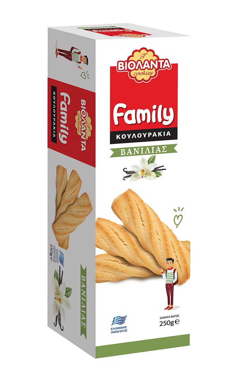 Βιολάντα Family Κουλουράκια Βανίλιας (250gr)