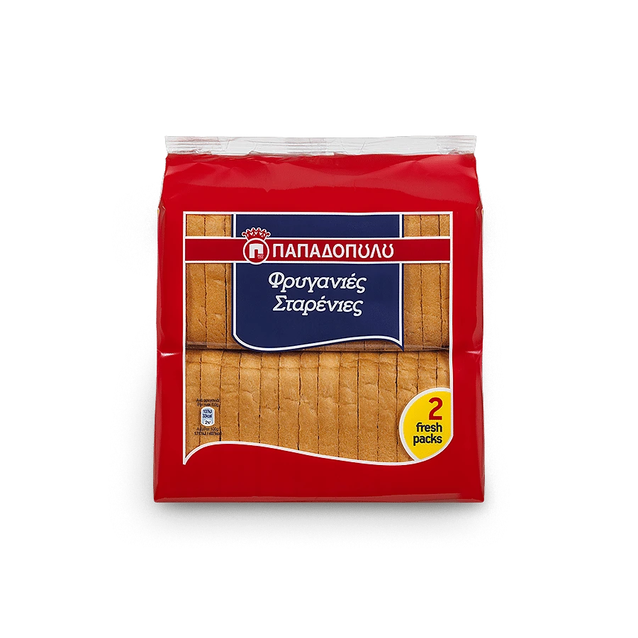 Παπαδοπούλου Φρυγανιές Σταρένιες (255gr)