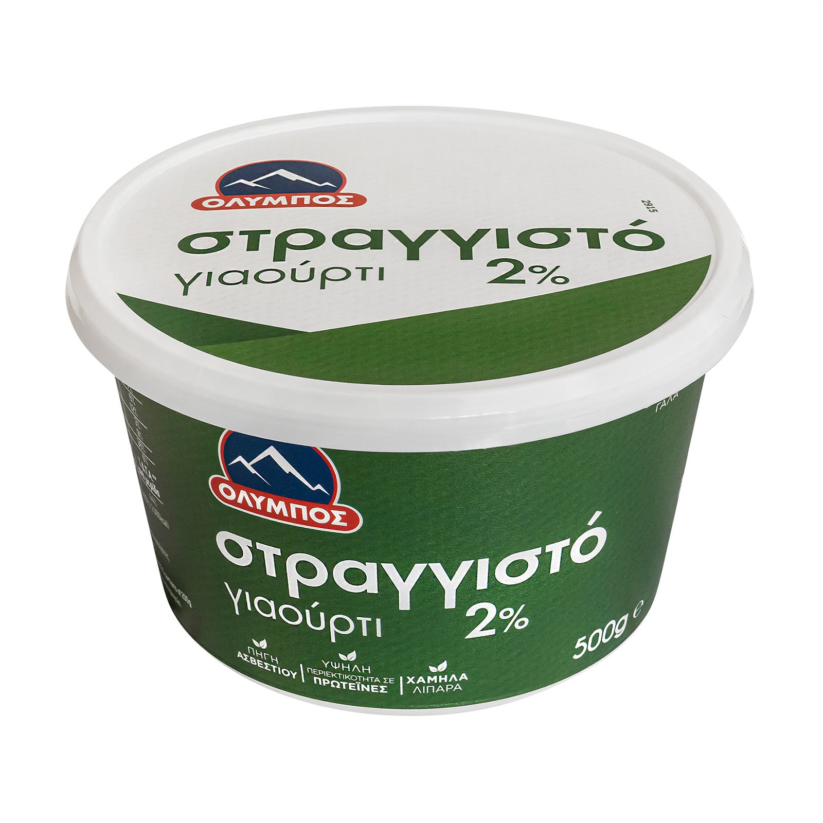Όλυμπος Γιαούρτι Στραγγιστό 2% (500gr)