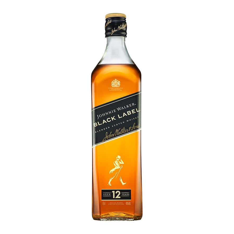 Johnnie Walker Black Label 12 Year Old 700ml Blended Scotch Whisky Johnnie Walker