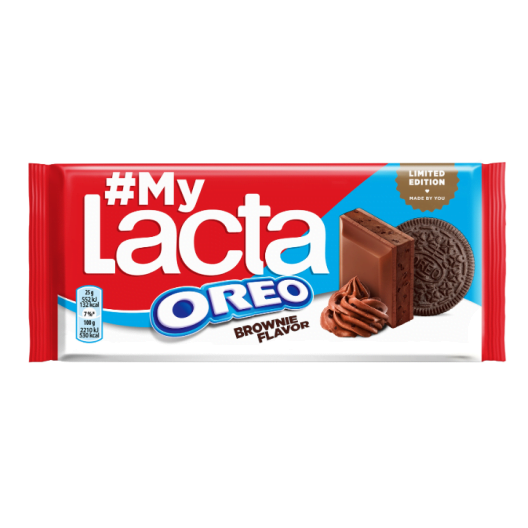 Lacta Oreo Brownies Σοκολάτα Γάλακτος (105gr)