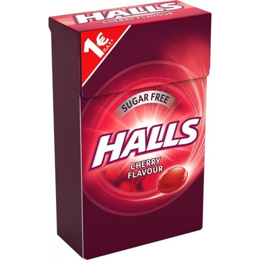 Halls Cherry Caramel Without Sugar 32g