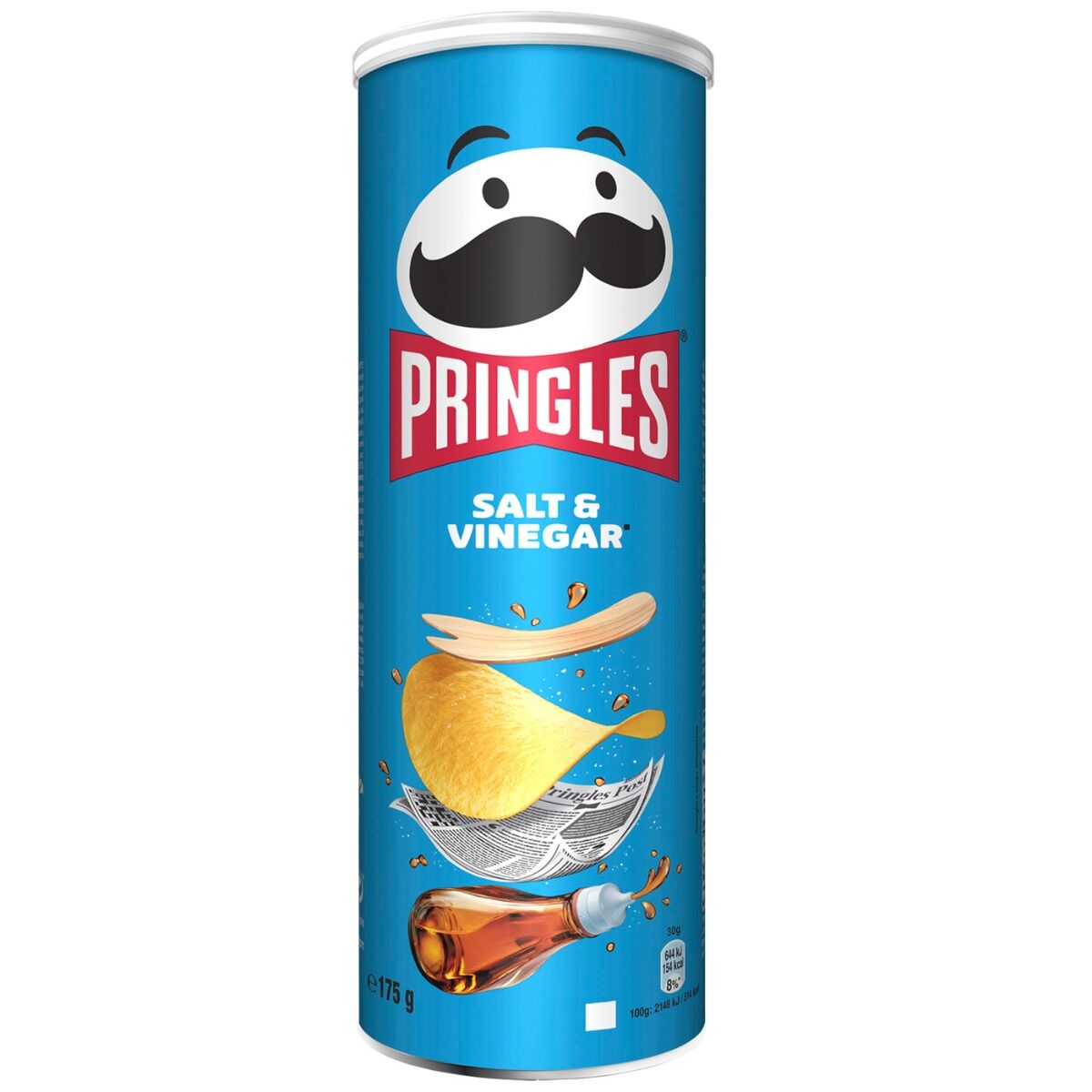 Pringles Potato Chips – Πατατάκια Pringles Salt and Vinegar (165gr)
