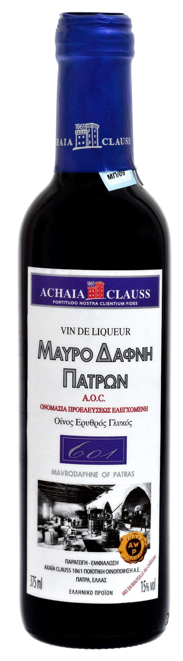 Οίνος Ερυθρός Μαυροδάφνη Πατρών ΠΟΠ Achaia Clauss (375 ml)