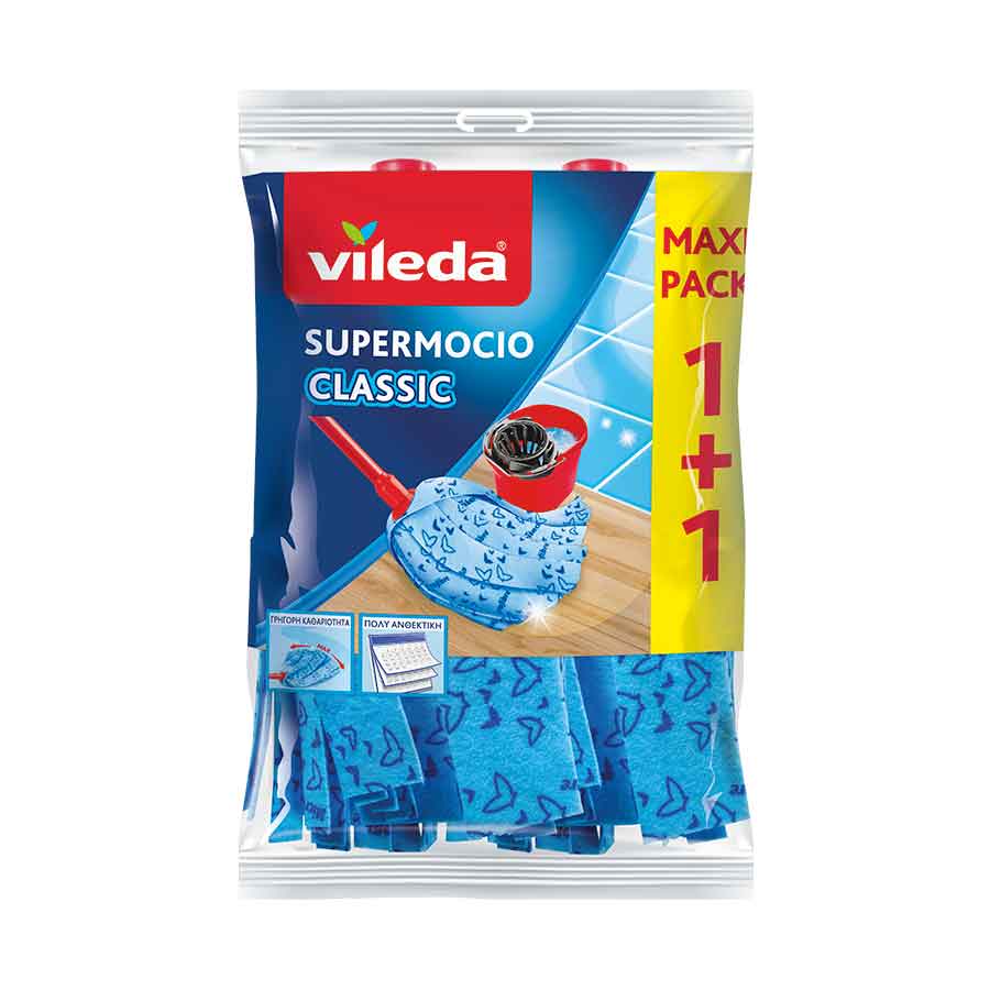 Vileda SuperMocio Classic Σφουγγαρίστρα (1+1Δώρο)