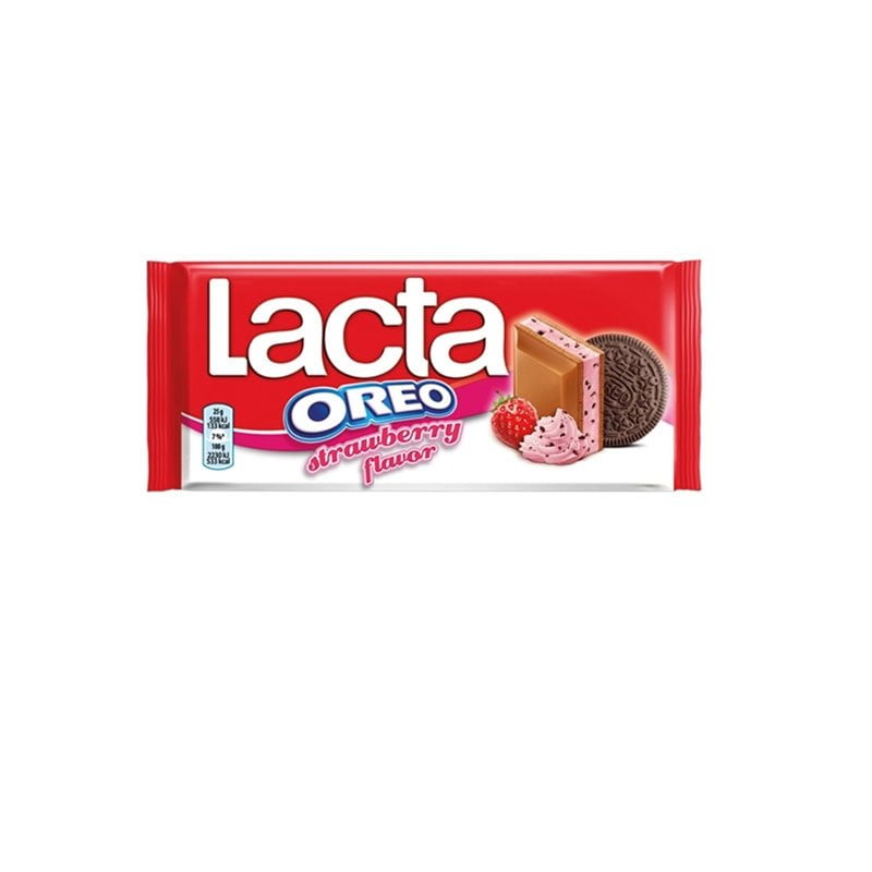 Lacta Oreo Σοκολάτα Γάλακτος Strawberry Flavor (105gr)