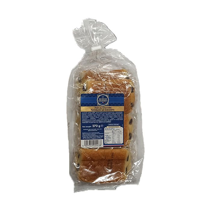 Brioche Gourmet Pain Au Chocolat – 270g Chocolate Crusade