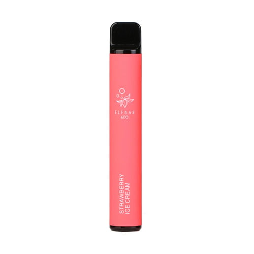 Elf Bar 600 Disposable Strawberry Ice Cream 2ml 2% nicotine