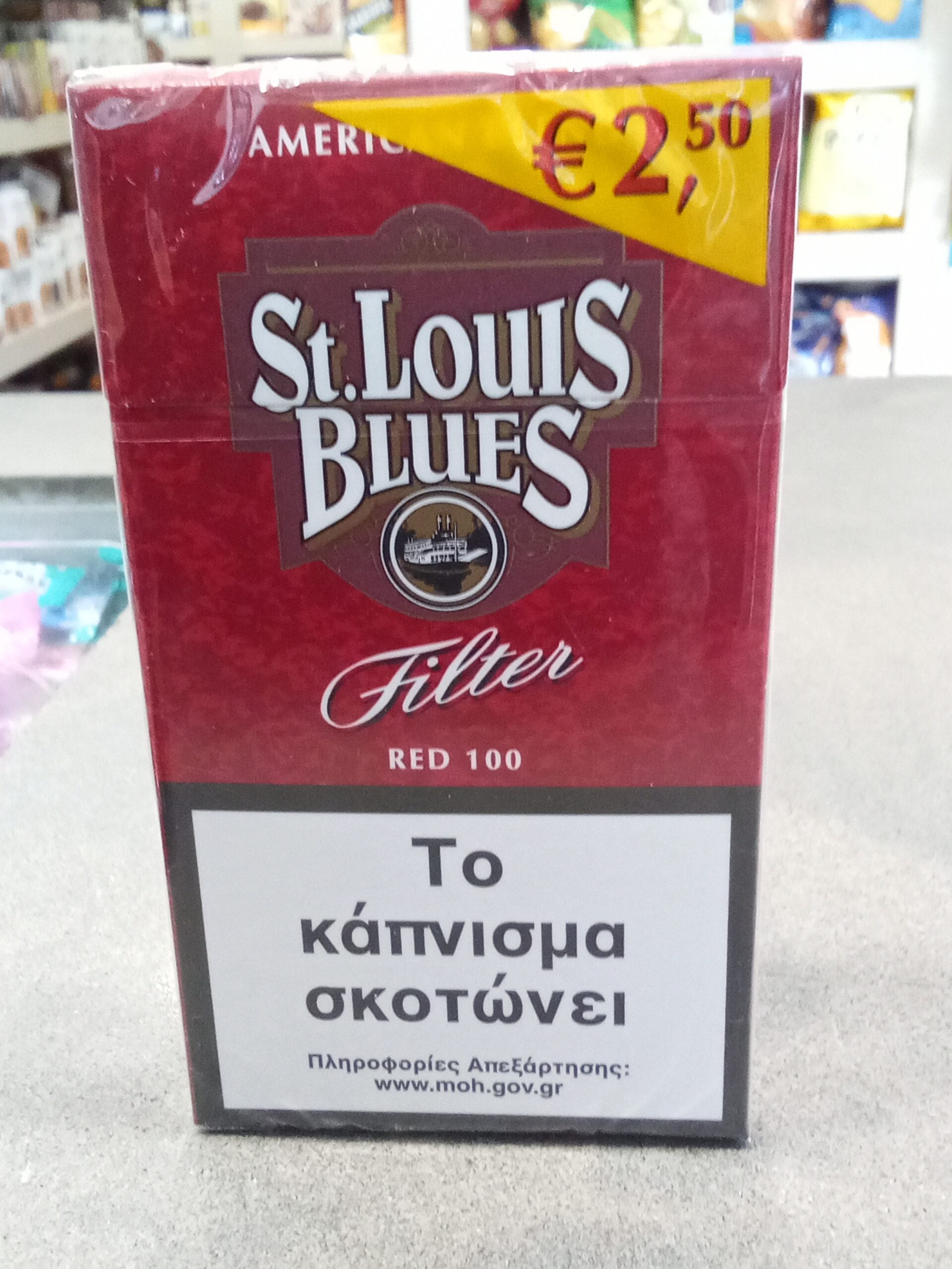 ST. LOUIS BLUES FILTER RED 100 17’s
