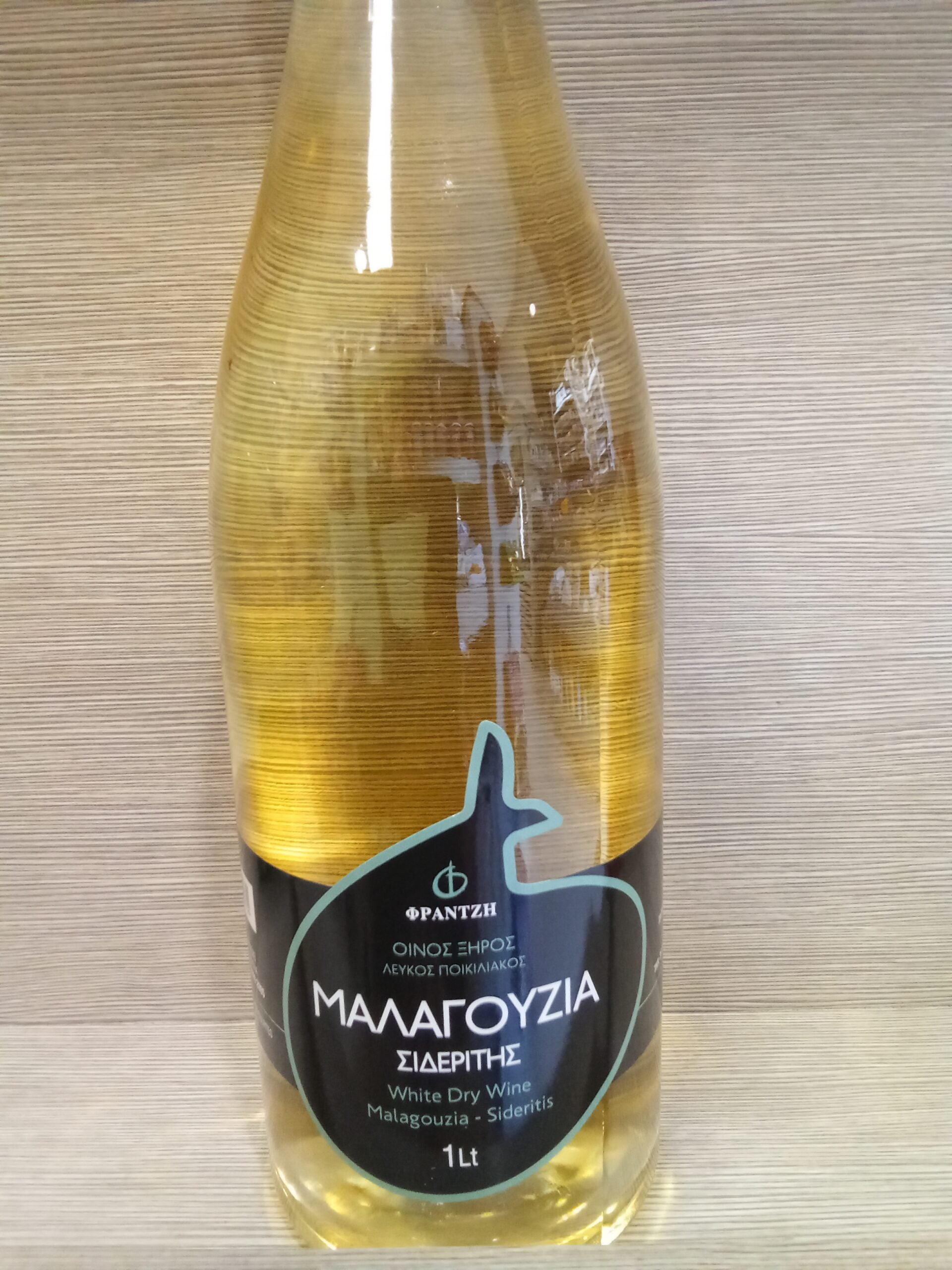 Μαλαγουζιά Οίνος Ξηρός Σιδερίτης Φρατζή 1 λιτρο (Αντιγραφή)