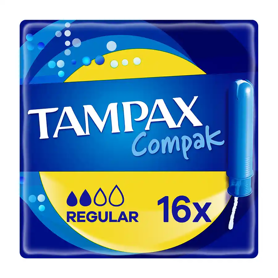 Tampax Compak Ταμπόν Regular (16τεμ)