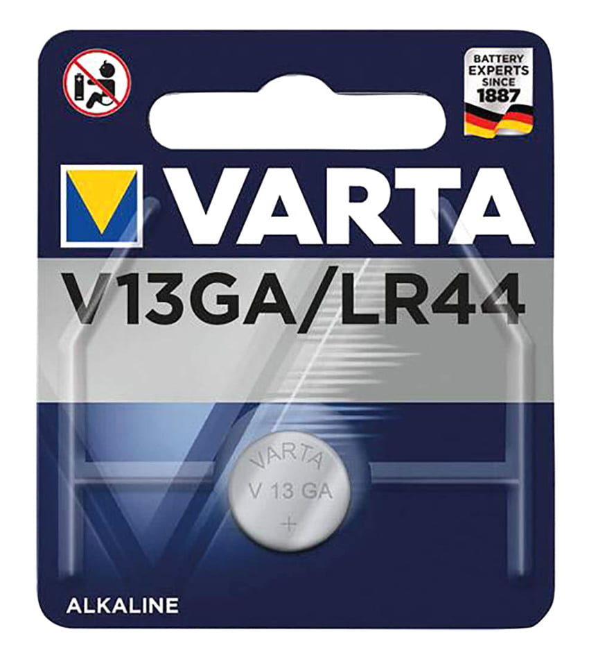Varta alkaline battery LR44, 1.5V, 1mAh V13GA-LR44