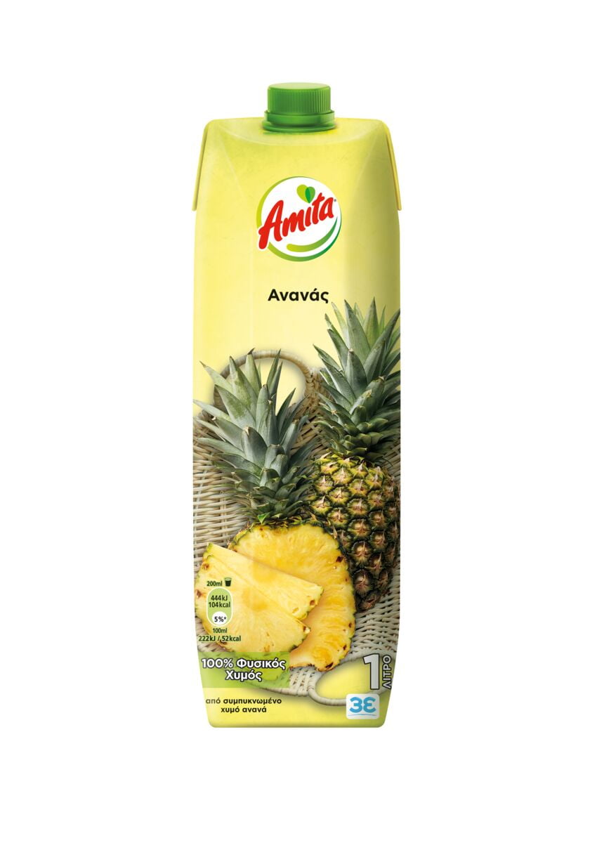 Amita Natural Ananas Juice (1 lt)