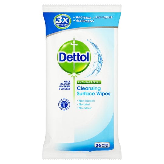 Dettol liquid cleaning panels 36mAh. ( to the post)