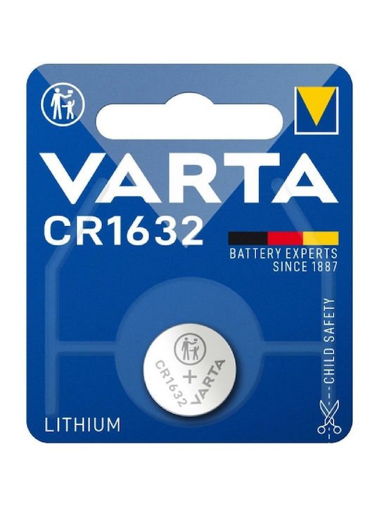 Varta Μπαταρία Λιθίου Ρολογιών CR1632 3V (1τμχ)