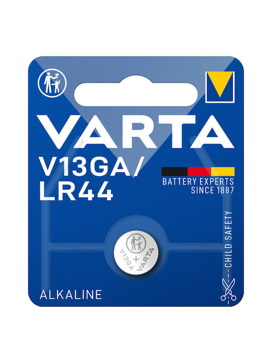 Varta V13GA Αλκαλική Μπαταρία Ρολογιών LR44 1.5V (1τμχ)