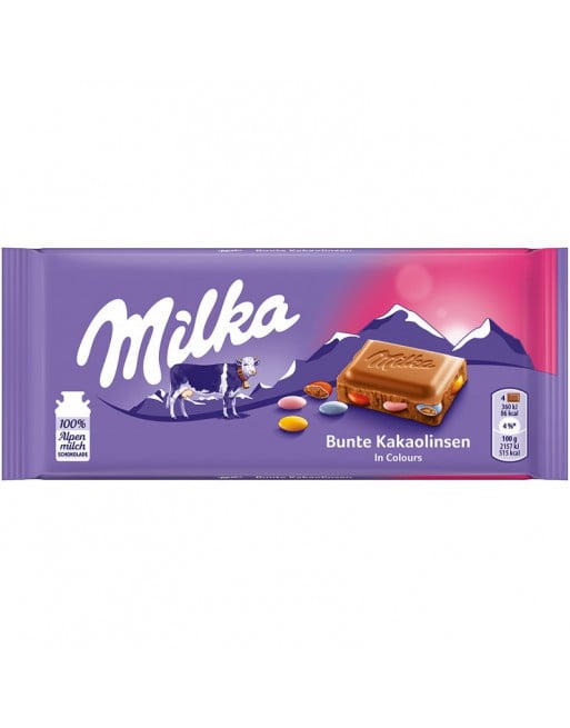 Milka Σοκολάτα in Colours (100gr)