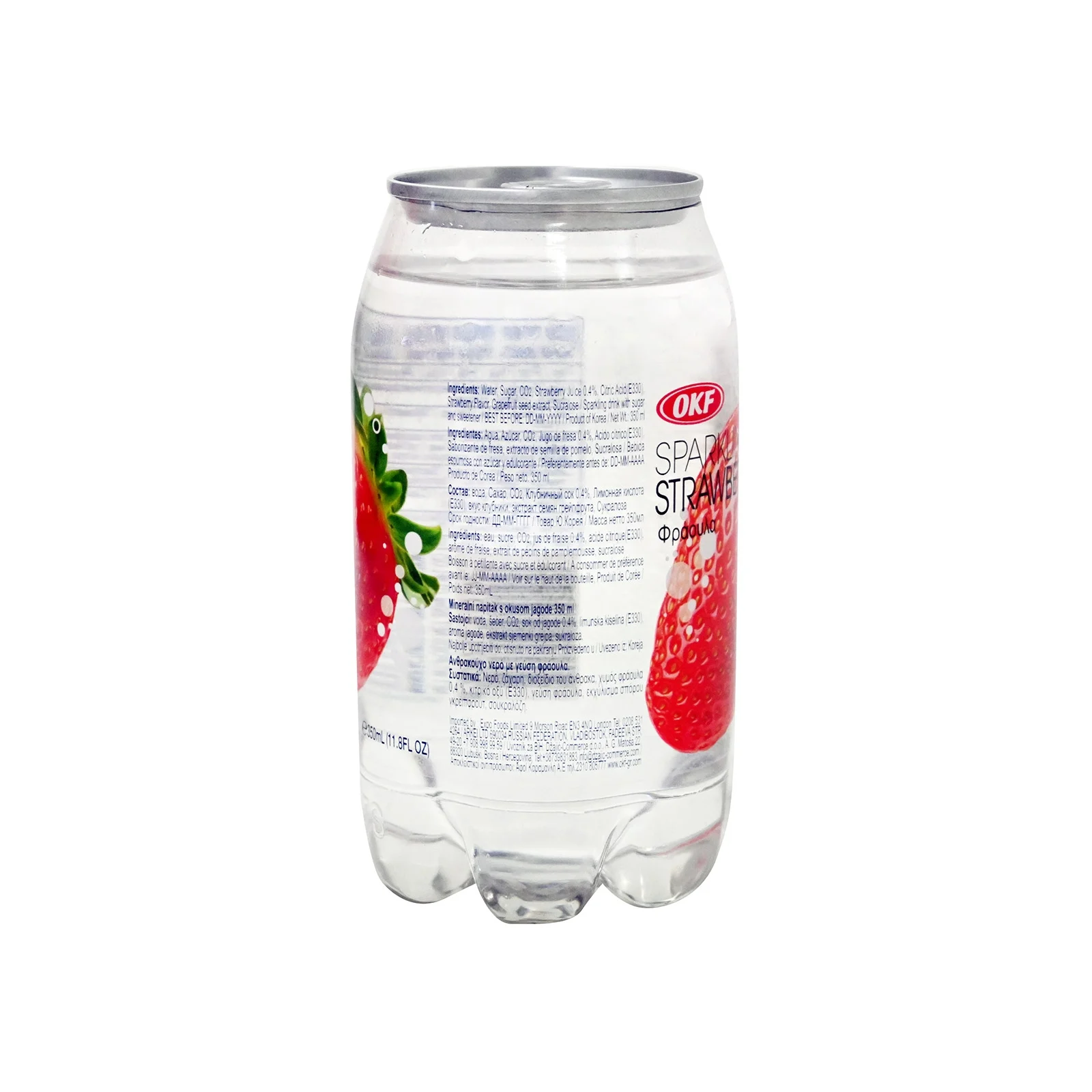 Okf carbonated water with flavor flavor (350ml)