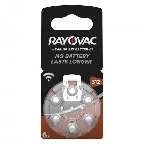 Rayovac 312 PR41 1×6 Kit