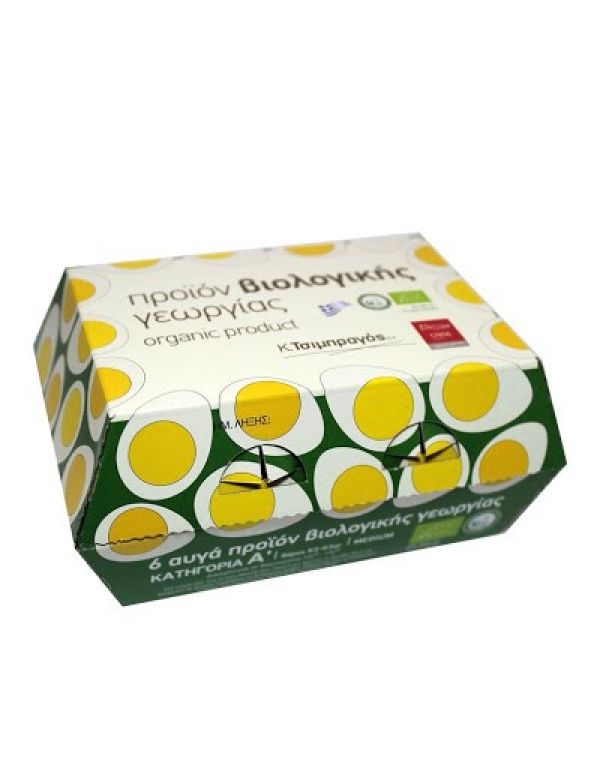 Αυγά Βιολογικής γεωργίας (6τεμ.)