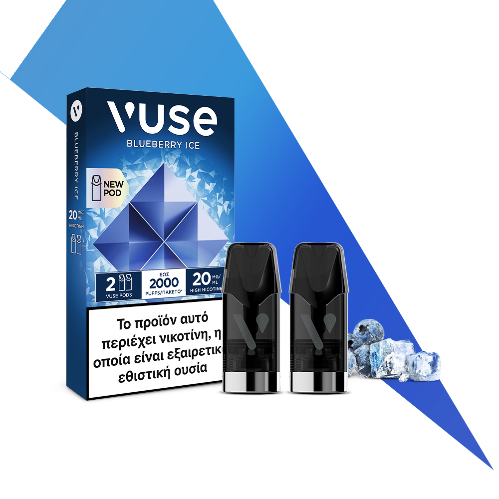 Vuse blueberry ice 2pods 20mg nicotine