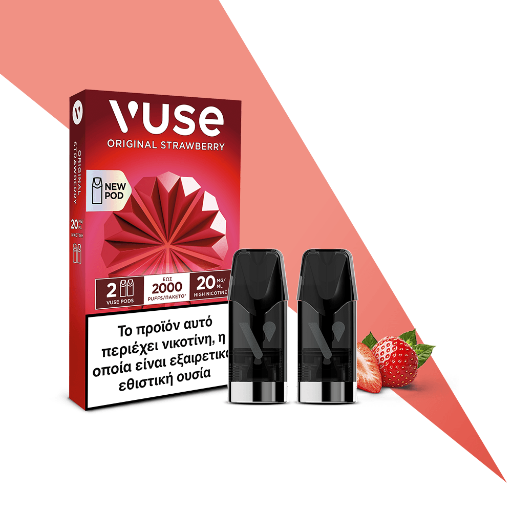 Vuse original strawberry 2pods 20mg nicotine