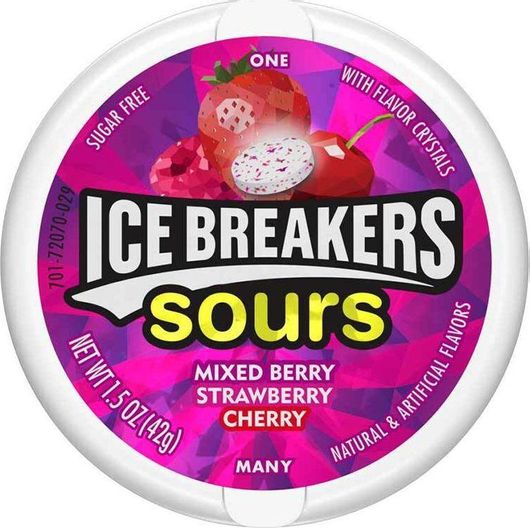 Ice Breakers Mints (Mixed berry – Strawberry – Cherry) 42gr