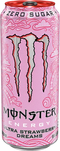 Monster Energy Ultra Strawberry Dreams Zero-Sugar – Εισαγωγής (500ml)