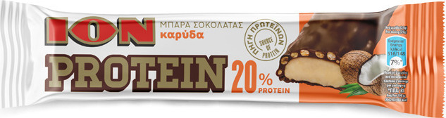 ION Protein Μπάρα με 20% Πρωτεΐνη & Γεύση Coconut (50gr)