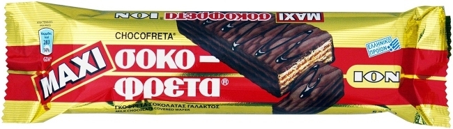 ION Maxi Γκοφρέτα Γάλακτος (52gr)