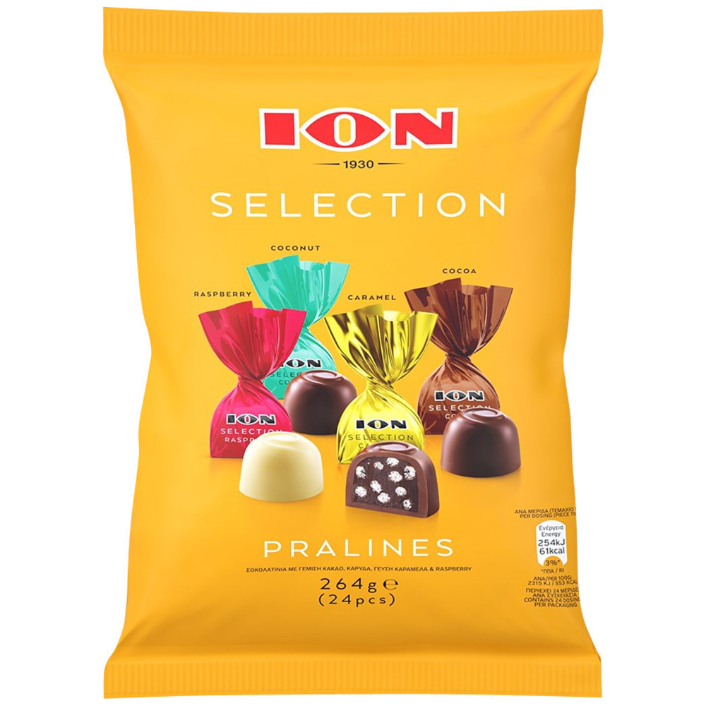 ION Selection Σοκολατάκια Γάλακτος Pralines (198gr)
